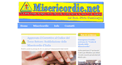 Desktop Screenshot of misericordie.net